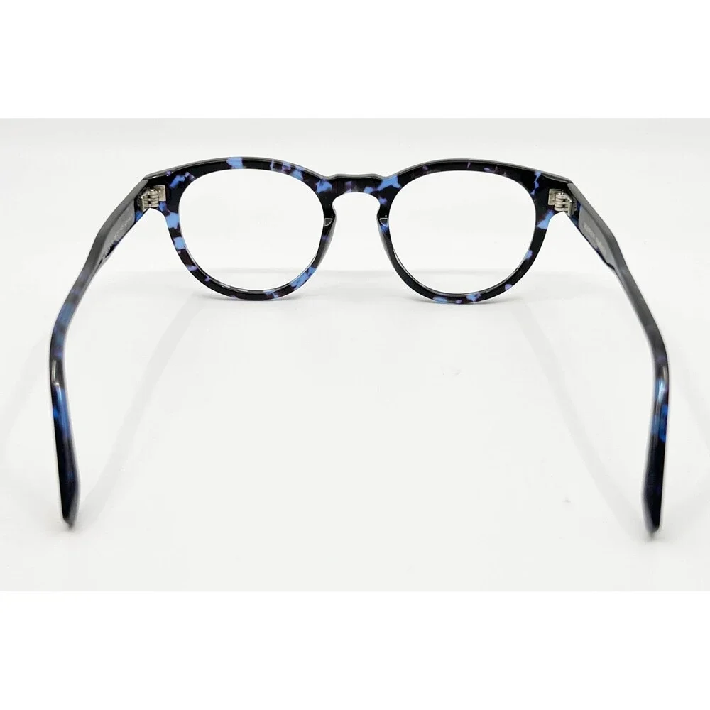 Warby Parker Hayes Eyeglasses Womens Blue Tortoise Round 49-20-145